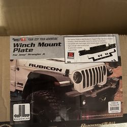 Winch Mount Plate 2018 Jeep Wrangler