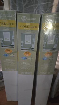 New - 31 inch X 72 inch cordless blinds (have 3 available)