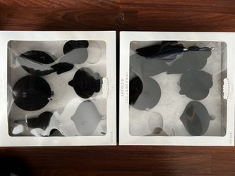 NEW Black Velvet Christmas Ornaments 