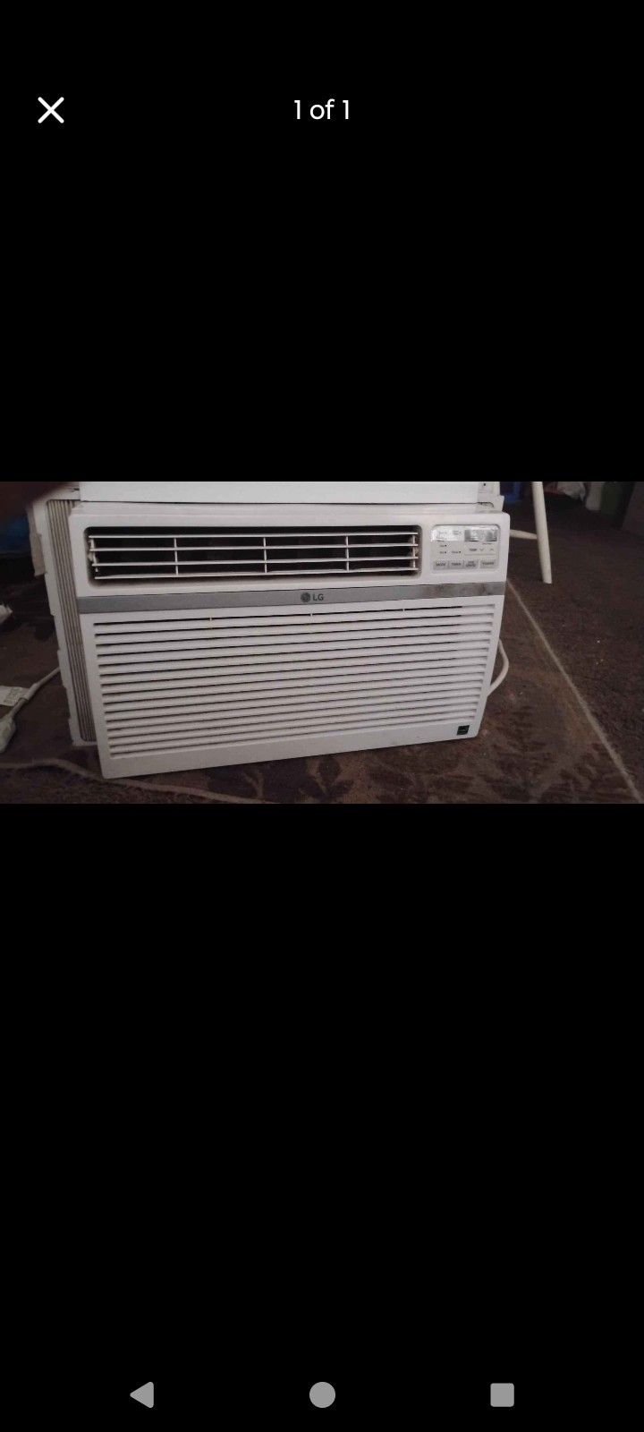 Window air conditioner unit