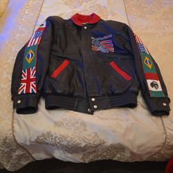 Olympic leather jacket limited edition good conditions