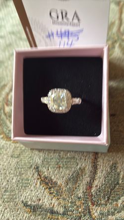 New Sterling Silver Mossanite Ring