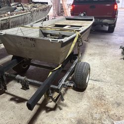 12-14 ft Jon boat tilt trailer