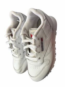 White Classic Reebok Toddler Sneakers size 10