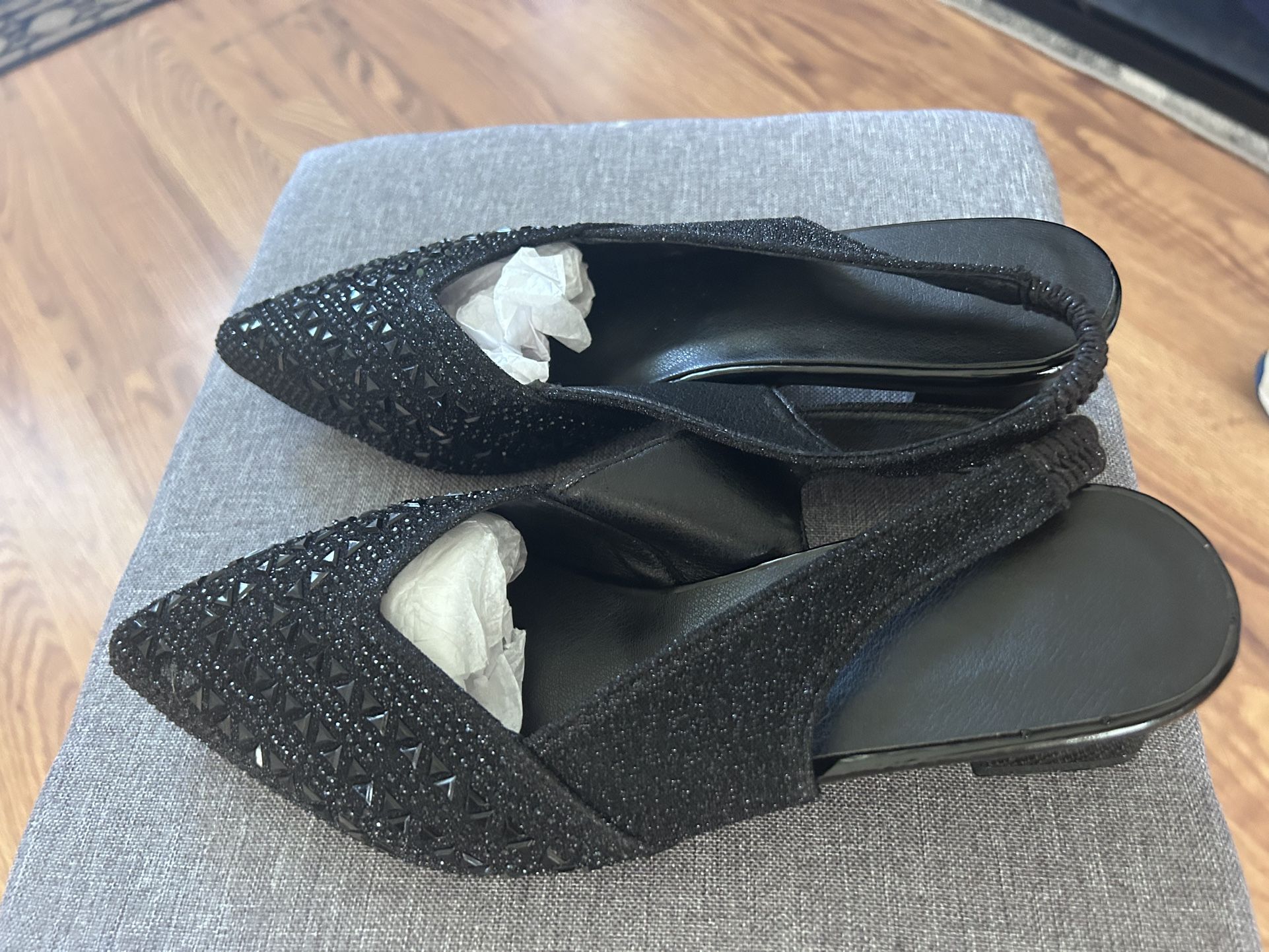 Women’s Black Dress Shoes - Size 9 To 9.5