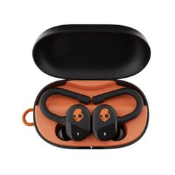 SKULLCANDY Push Play Active True Earbuds (Black/Orange)