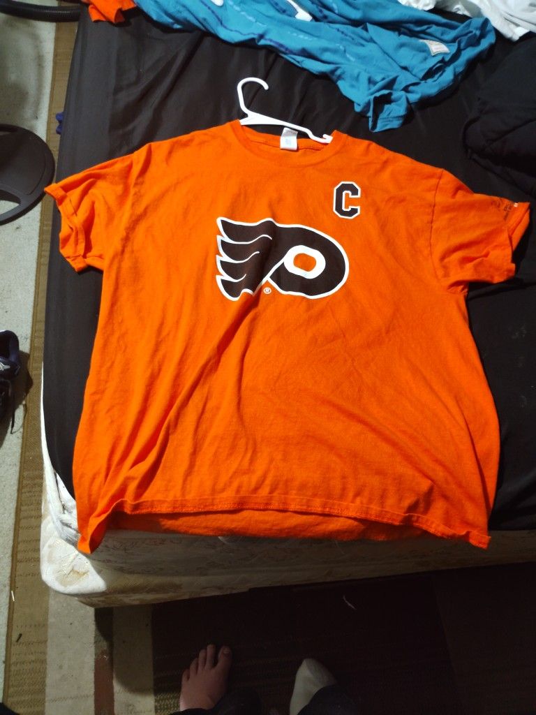 Rare Number88 Eric Lindros Flyers Shirt