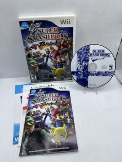 Super Smash Bros. Brawl (Nintendo Wii, 2008) W Manual Tested SSBB tested CIB