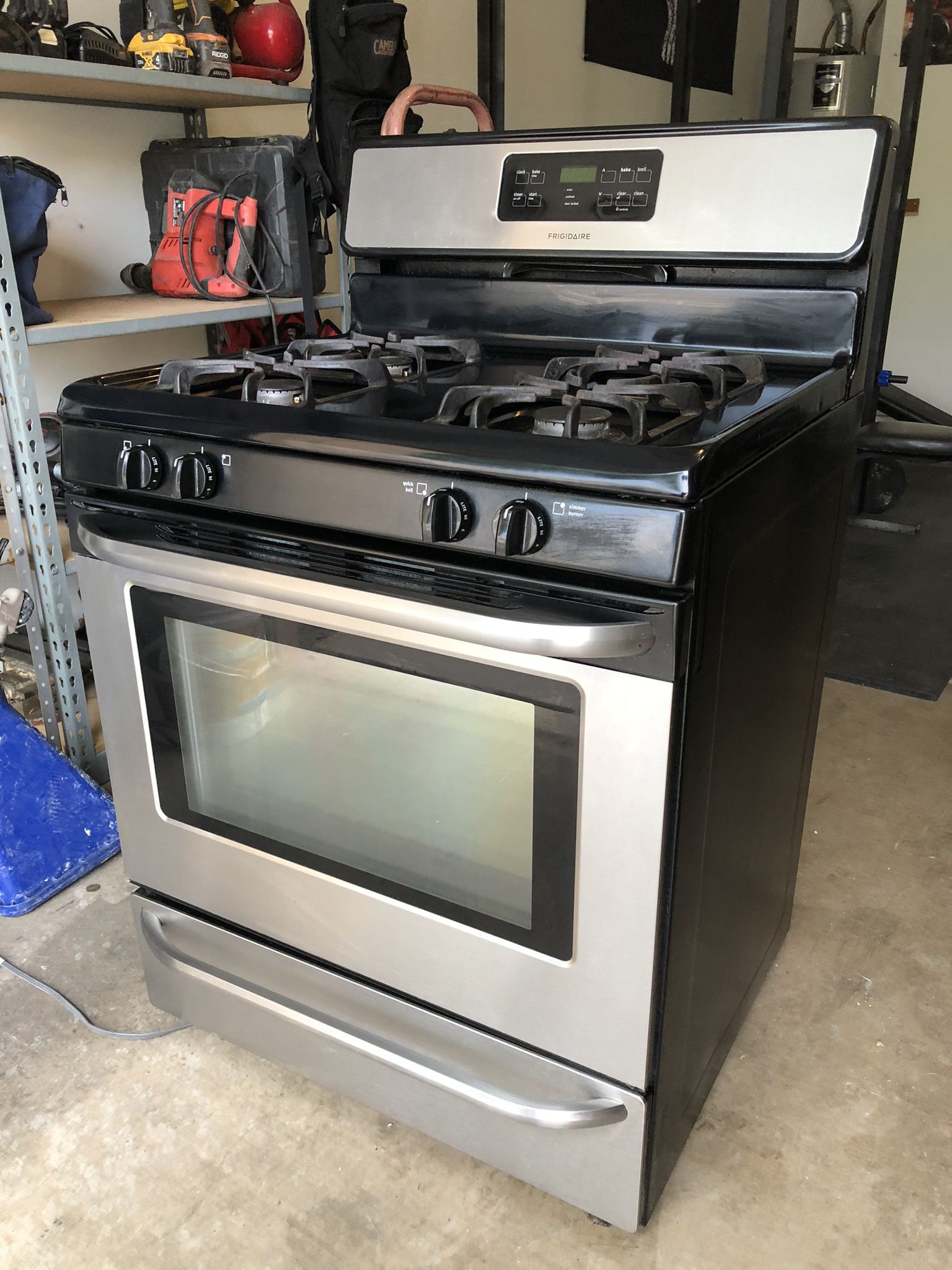 Stainless Steel Gas Range Stove