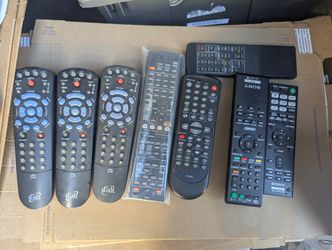 Lot Of 8 Tv Satellite Remotes 