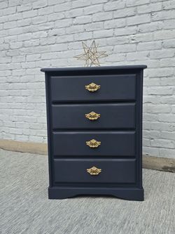 Blue dresser/solid wood dresser