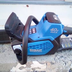 Kobalt 40 Watt 14 Inch Lithium Chainsaw With Battery