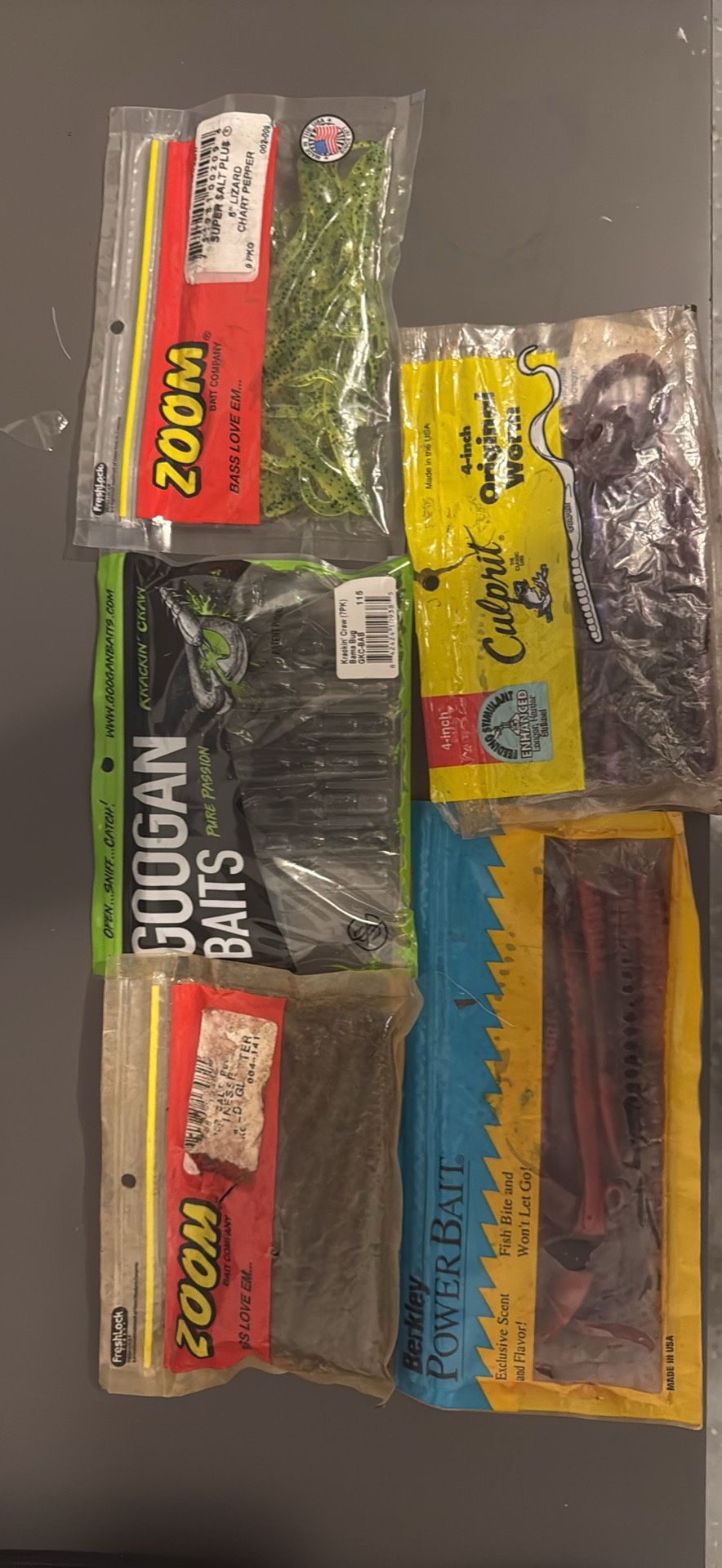 Soft Plastics (read Description)