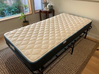 Sleepys Twin Mattress + Foldable Frame