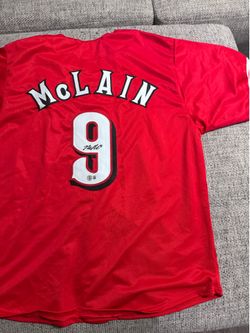 Matt McLain Signed Autograph Custom Jersey - Beckett Coa- Cincinnati Reds