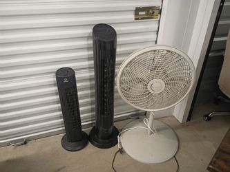 Lot of 3 Electric Fans