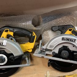 DEWALT 20V MAX Cordless 6.5 in. Circular Saw (Tool Only) $100each/cada Una 