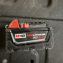 Milwaukee battery xc 5.0