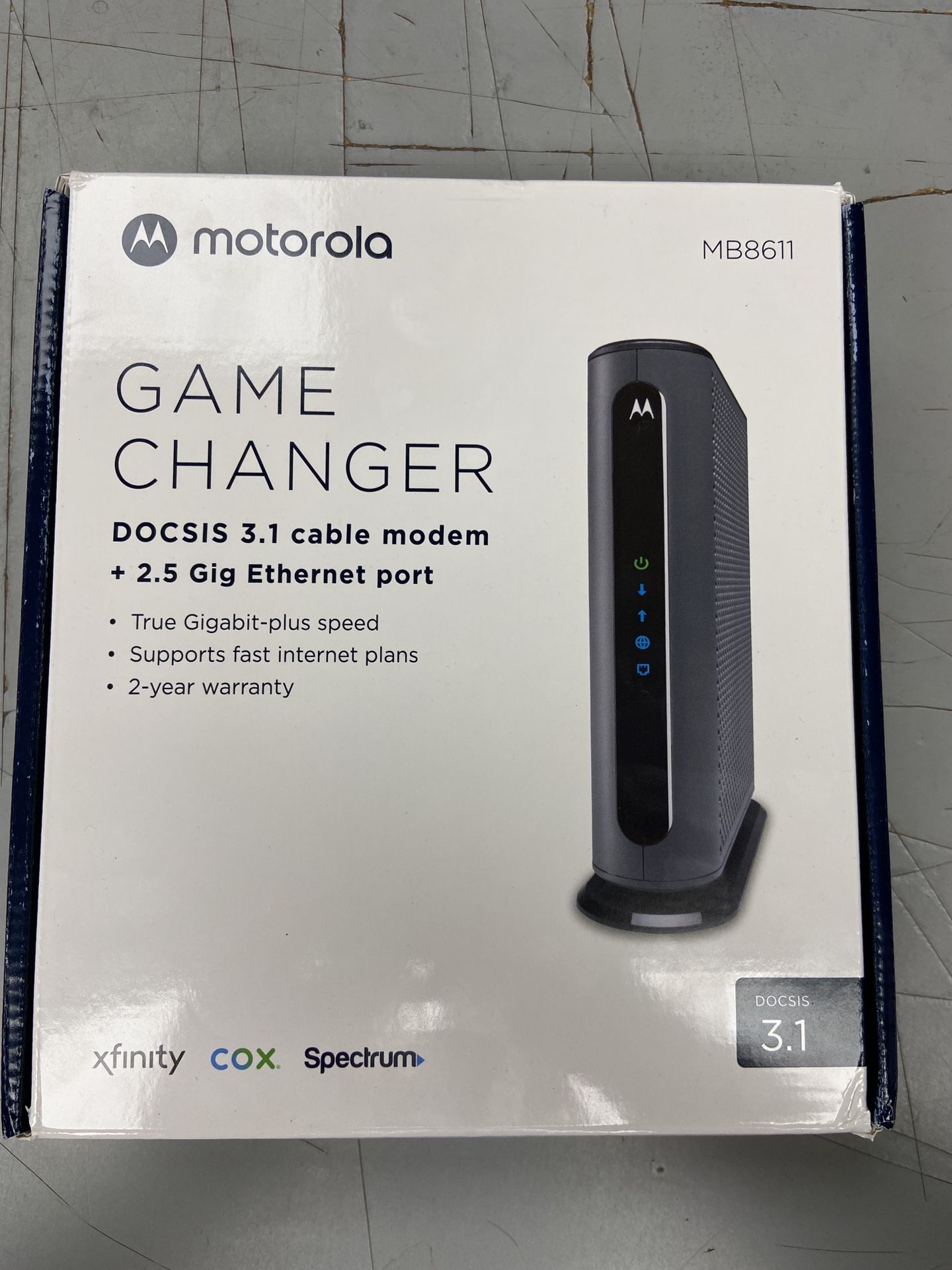 Motorola MB8611 Game Changer DOCSIS 3.1 Cable Modem