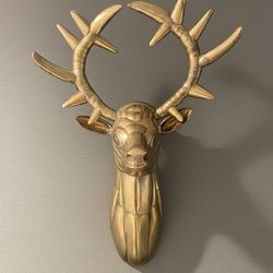 Sergio Bustamante Monumental Brass & Bronze Deer Bust | Signed 19/100 | 39”