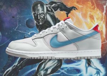 2024 Silver Surfer Nike Dunks Size 9Men