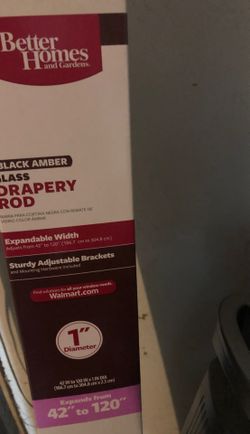 42” to 120” drape rod