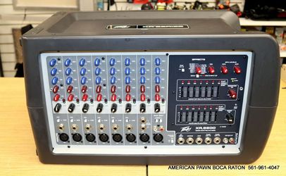 Peavey XR8600 8-Channel Powered Mixer XR 8(contact info removed)-watt (2x600W) Barely used 