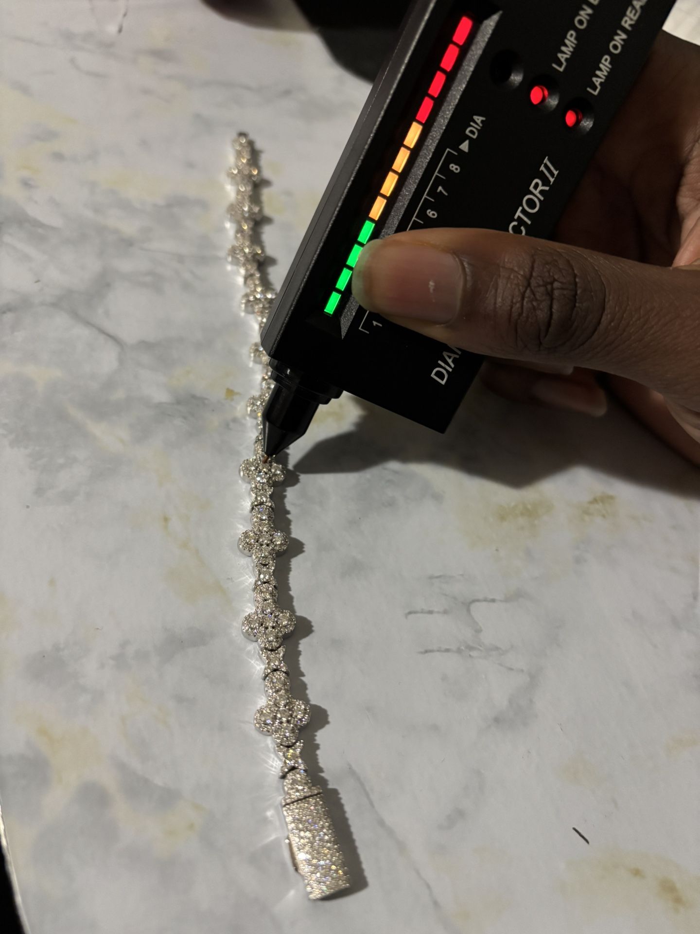 VVS1 Moissanite Cross Star Bracelet 