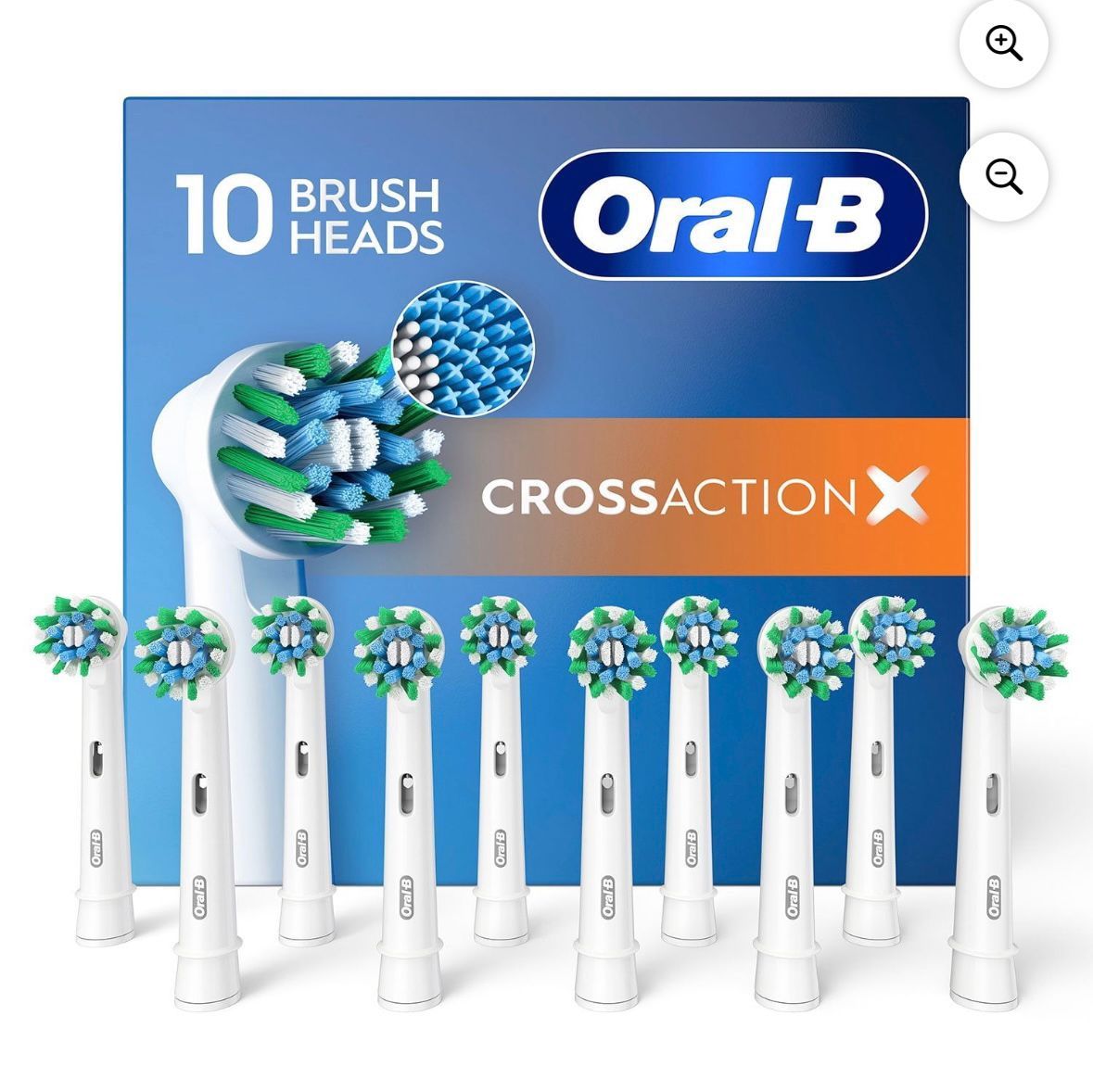 Oral-B CrossAction X Replacement Brush Heads (10 ct.)