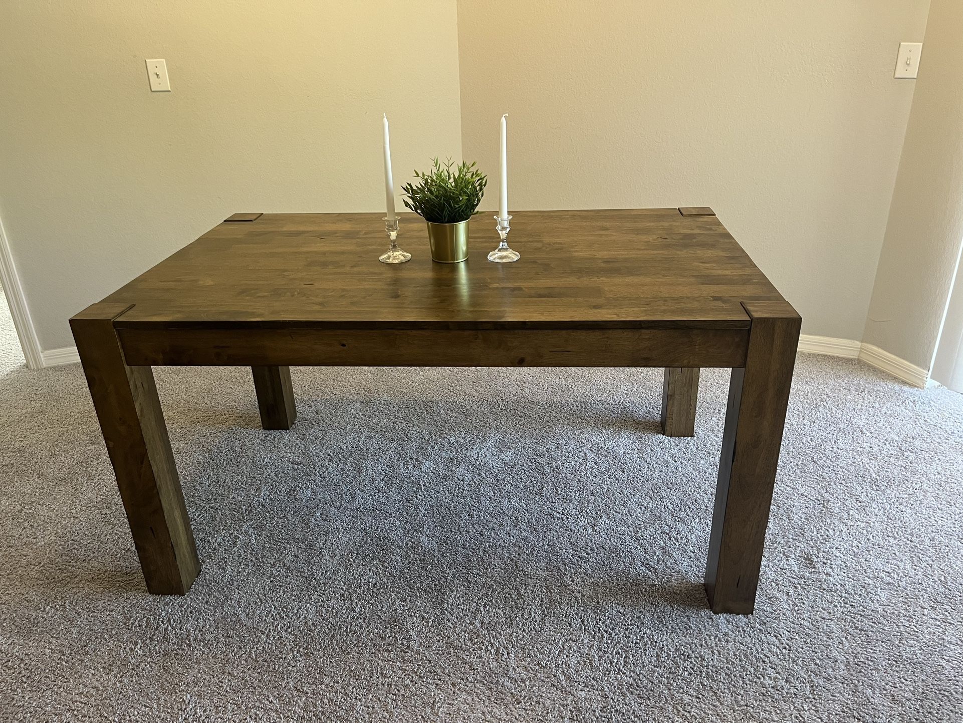 Wood Dining Table Rectangle