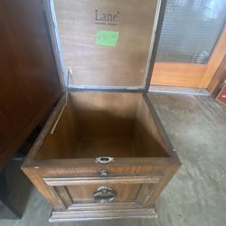 Lane Cedar Velvet Ottoman