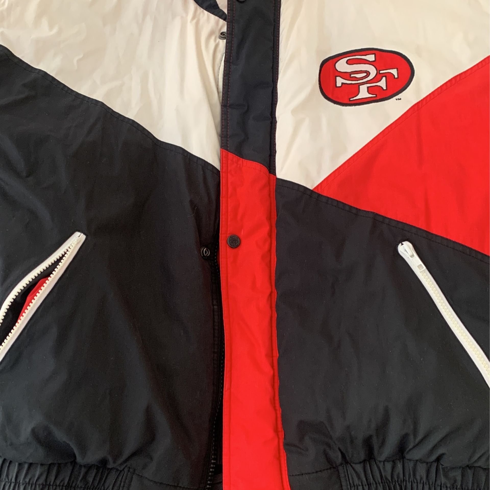 Vintage 90s San Francisco SF 49ers NFL Pro Player Puffer Vintage 90s San Francisco SF 49ers NFL Pro Player Puffer