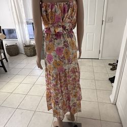 Off The Shoulder BOHO Summer Dress