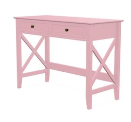 Pink Study table with drawer