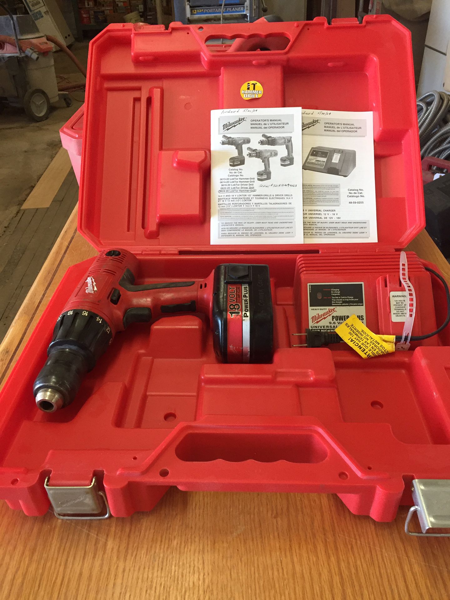 Milwaukee 18V hammer drill