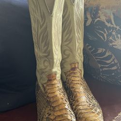 Justin Snakeskin Boots 
