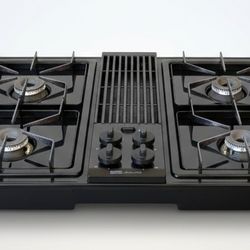 Jennair Black CG206B Downdraft Gas Cooktop 30"