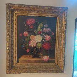 Beautiful Floral Oil Painting 
