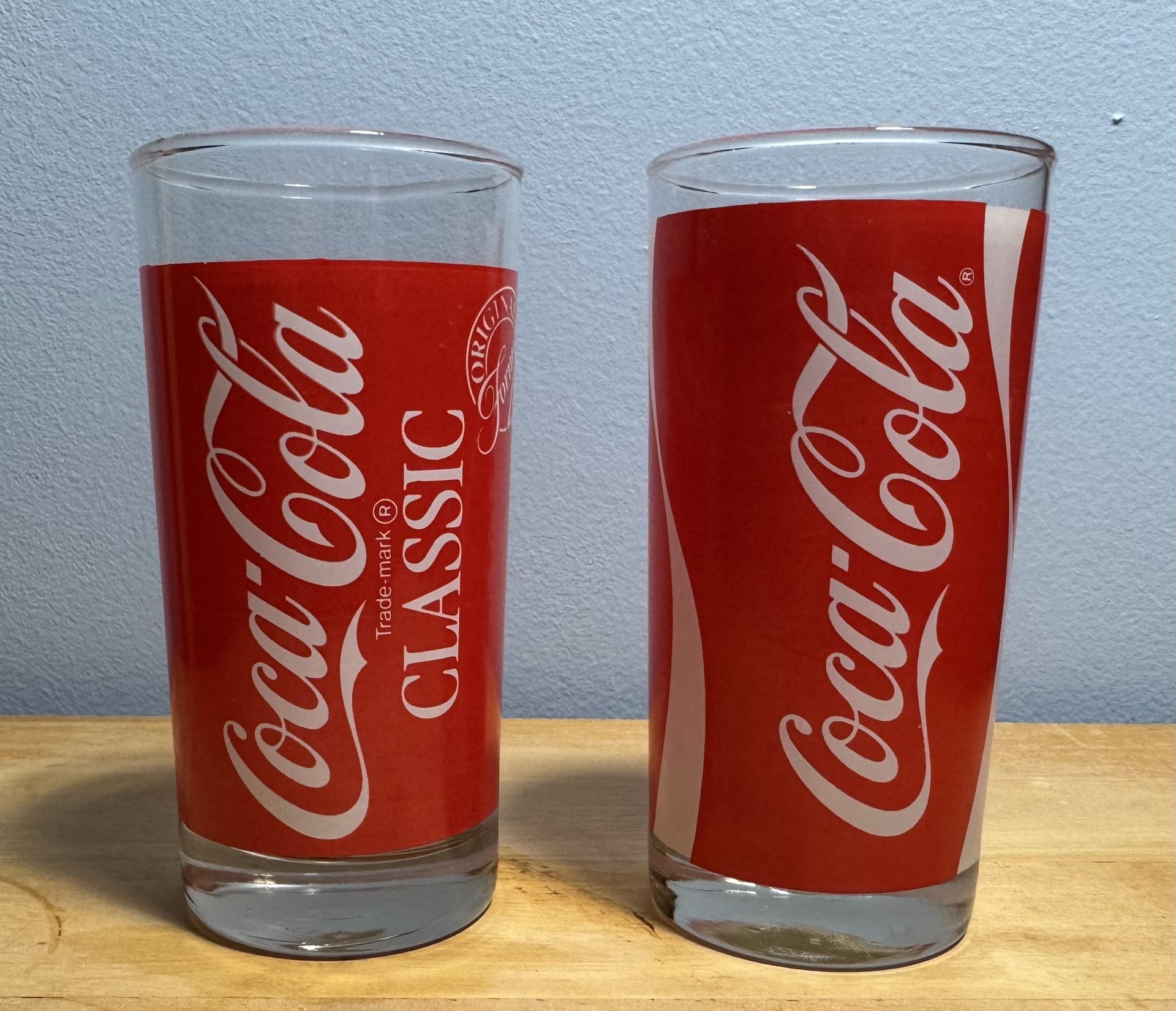 Pair of Coca-Cola glasses