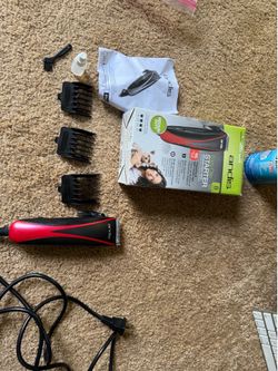 Andis Easy Clip Starter Kit for pets with cool care plus spray perfect condition full bottle