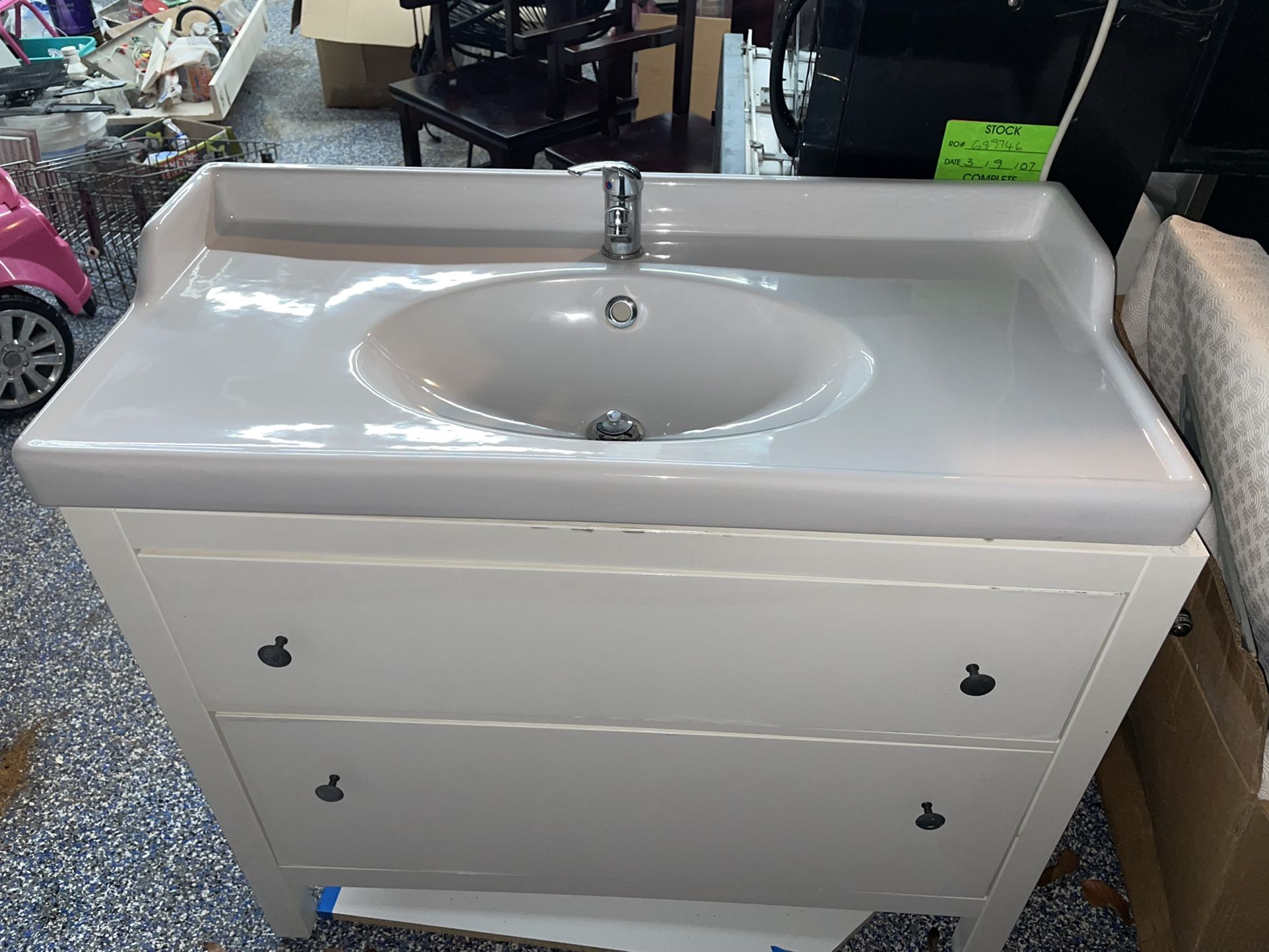 Ikea Double Drawer Vanity With Sink And Faucet Included
