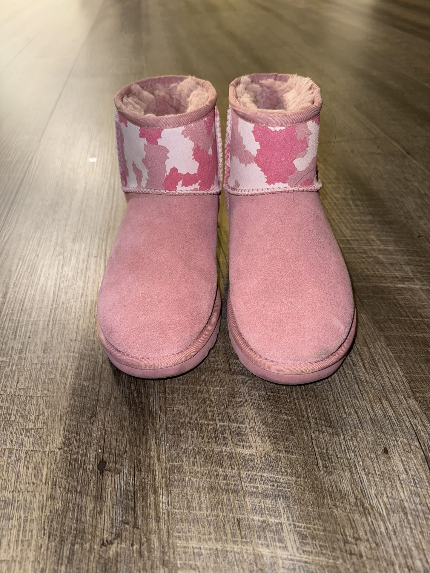 Pink Camo Boots