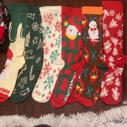 Kids Christmas Long Socks Brand New