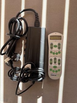 Tempur-Pedic Adjustable Base Remote and Power Supply