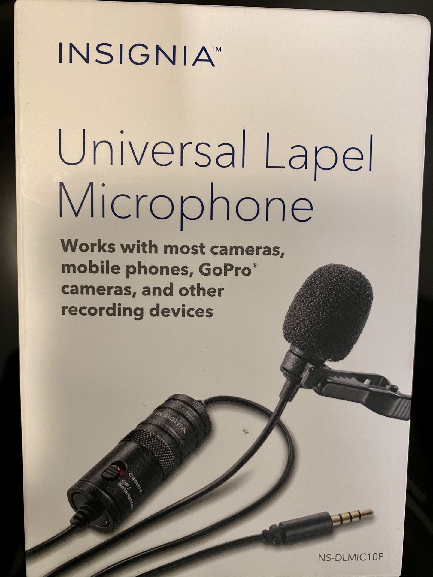 Insignia™ - Omnidirectional Lapel Microphone (2 Available)