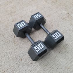 50 Pound Dumbbells