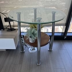 Glass Side Tables 