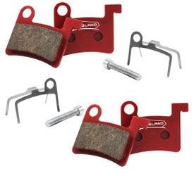 MT600 Electric Bike Disc Brake Pad Two Pairs, Suitable for DYISLAND LD-200PLUS LD4X-600, (Semi-Metallic/Sintered-Metal)