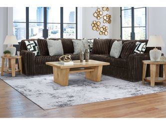 Midnight-Madness Chocolate 2-Piece Sectional (Online Special Price)