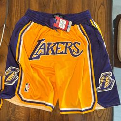 Mitchell and Ness/Just Don - Los Angeles Lakers Shorts